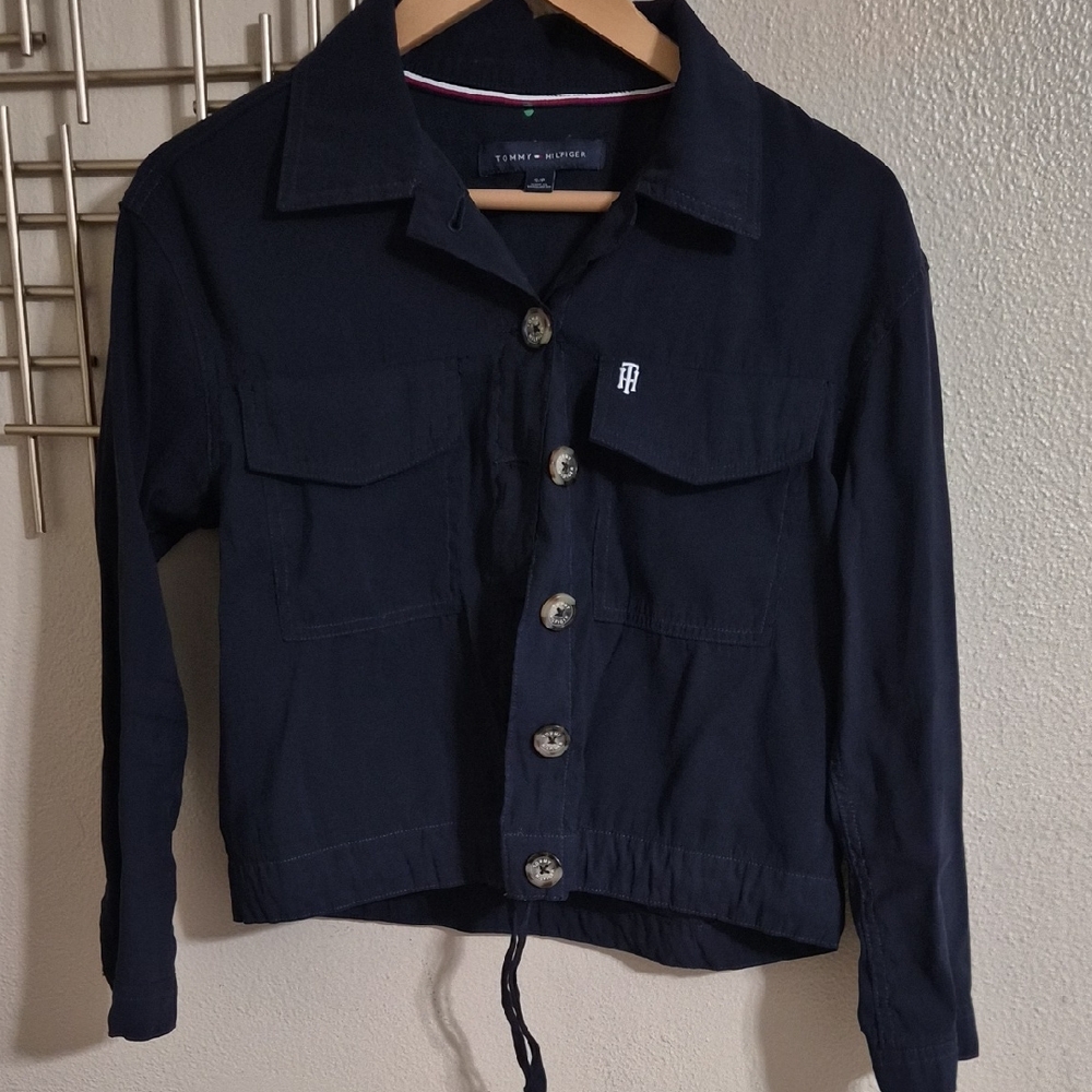 Tommy Hilfiger Women's Dark Blue Utility Jacket